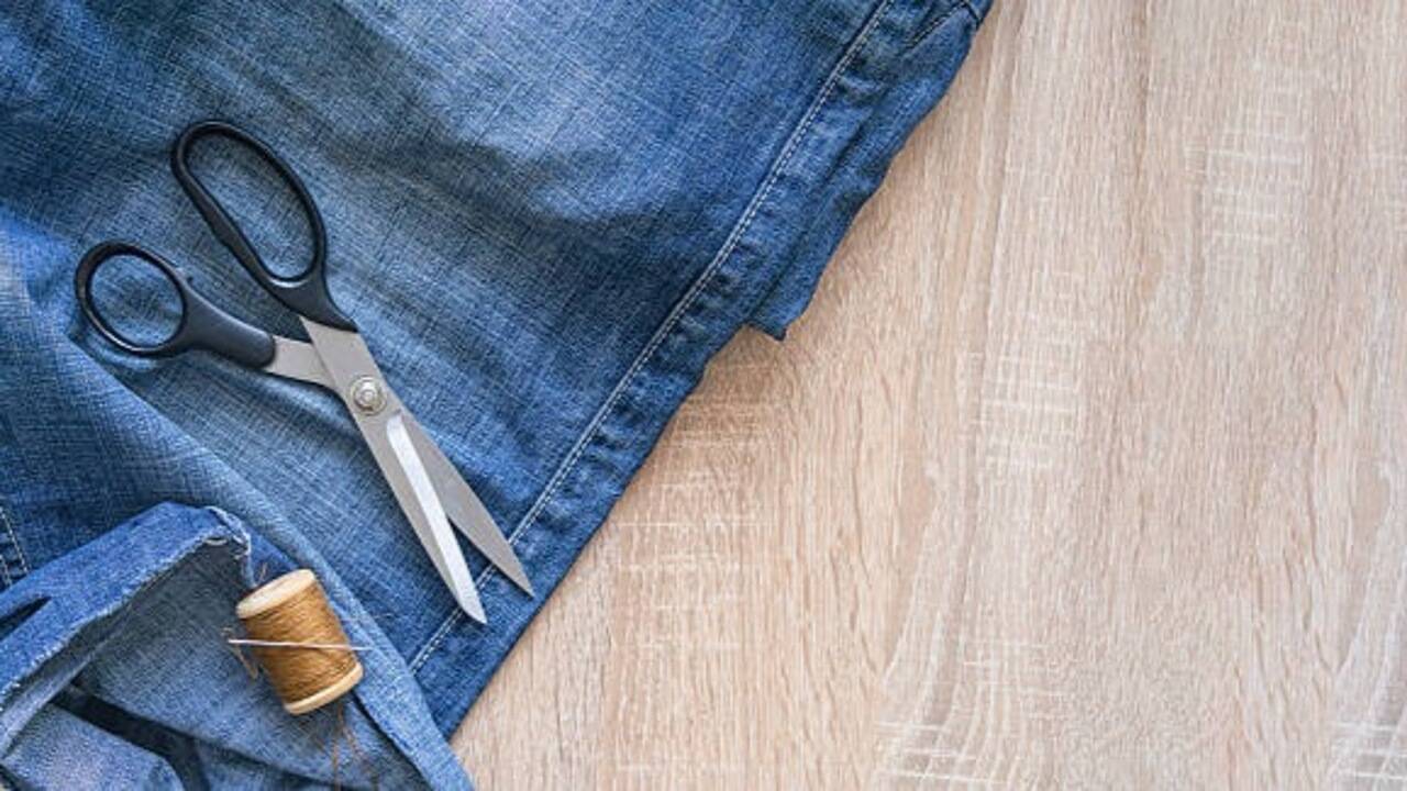 DIY old jeans<br>