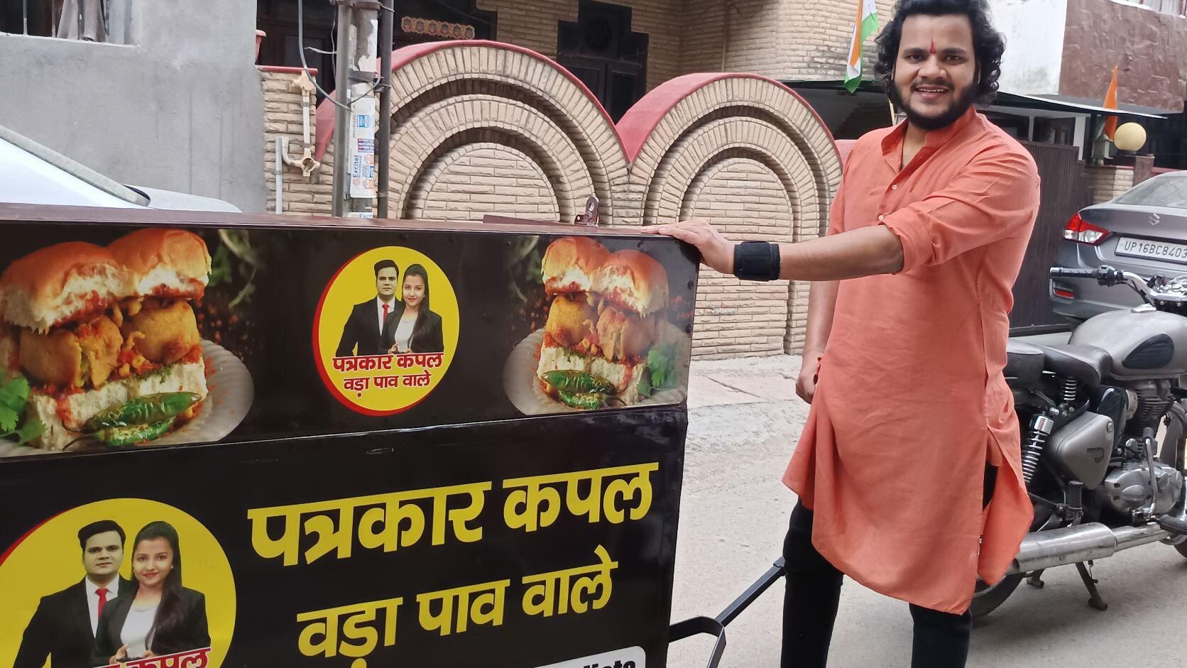Jasvir with his cart