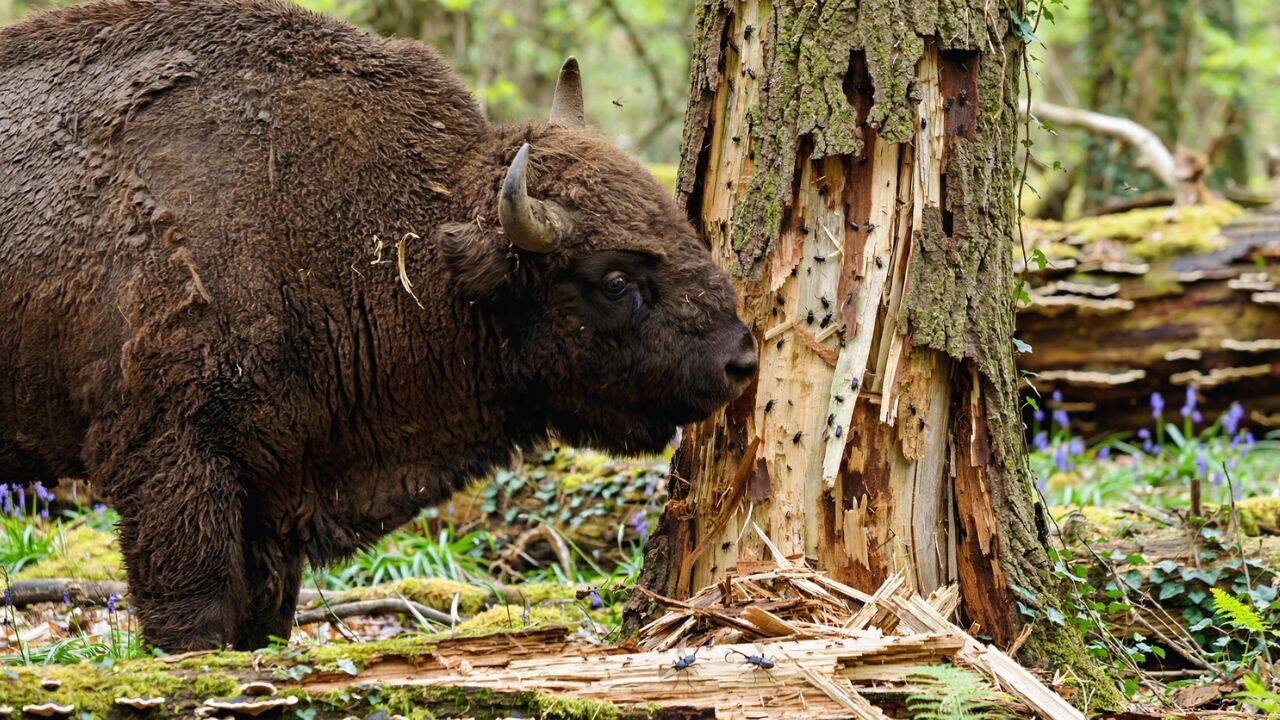 How is the ‘Blean Bison Project’ bringing bison back to Britain