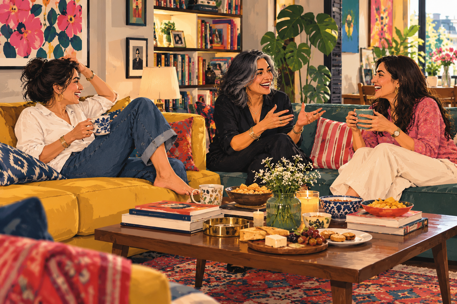 Warm Boho Coffee Chat