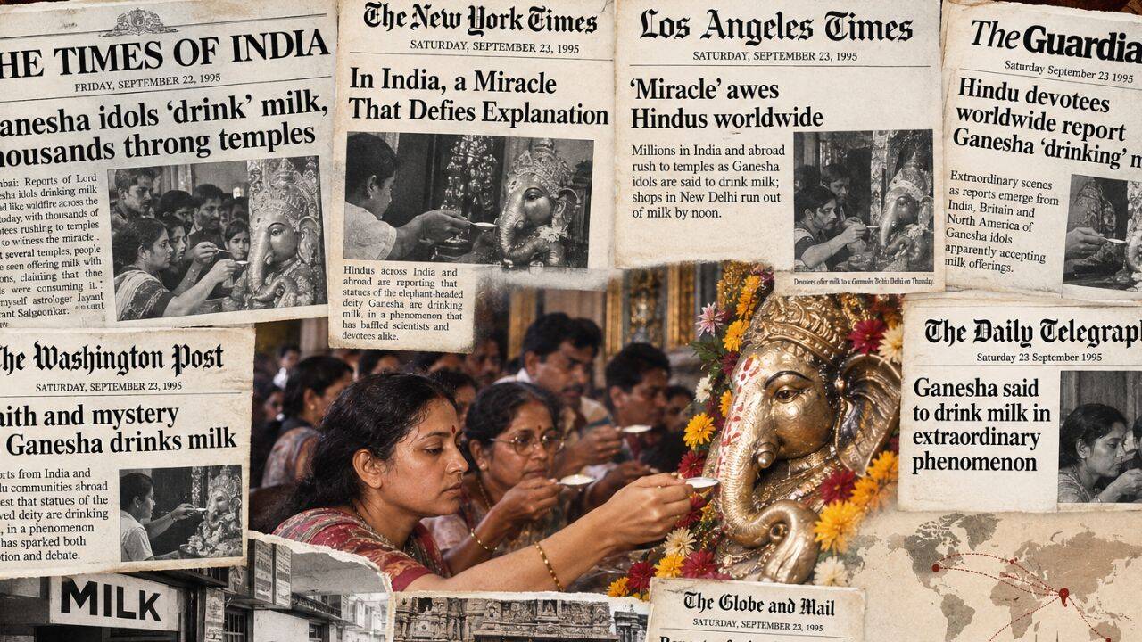 The incident got global coverage