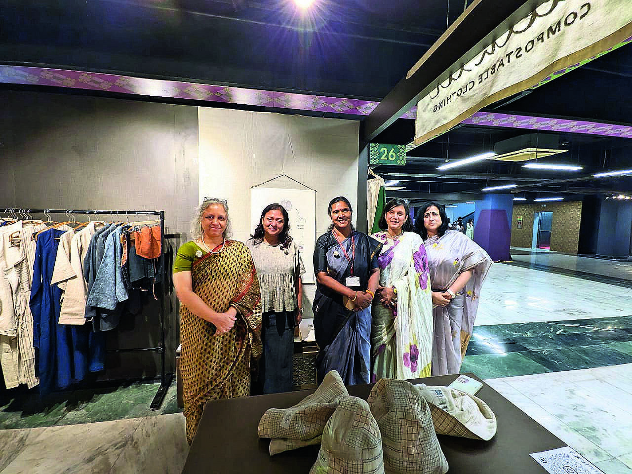 Secretary - Ministry of Textiles Neelam Shami Rao and Development Commissioner (Handlooms) Dr M Been.jpg
