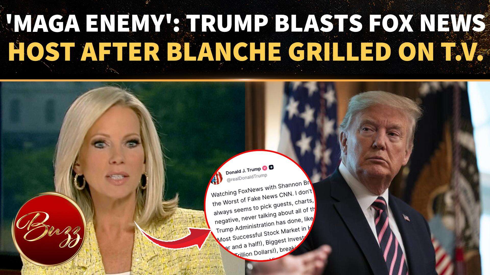 Trump Erupts At Shannon Bream After Todd Blanche Interview, Slams Fox News Host In Furious Rant