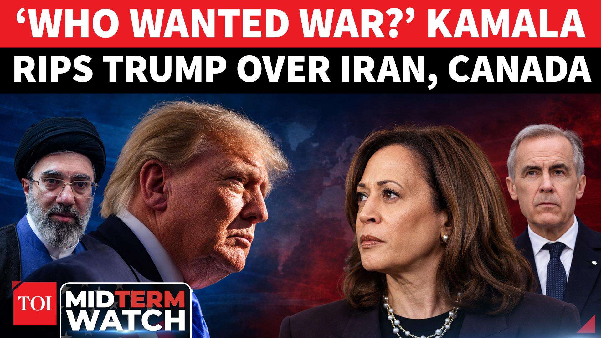 ‘Americans Can’t Afford Wars!’: Kamala Harris Blasts Trump Over Iran, Canada Fallout