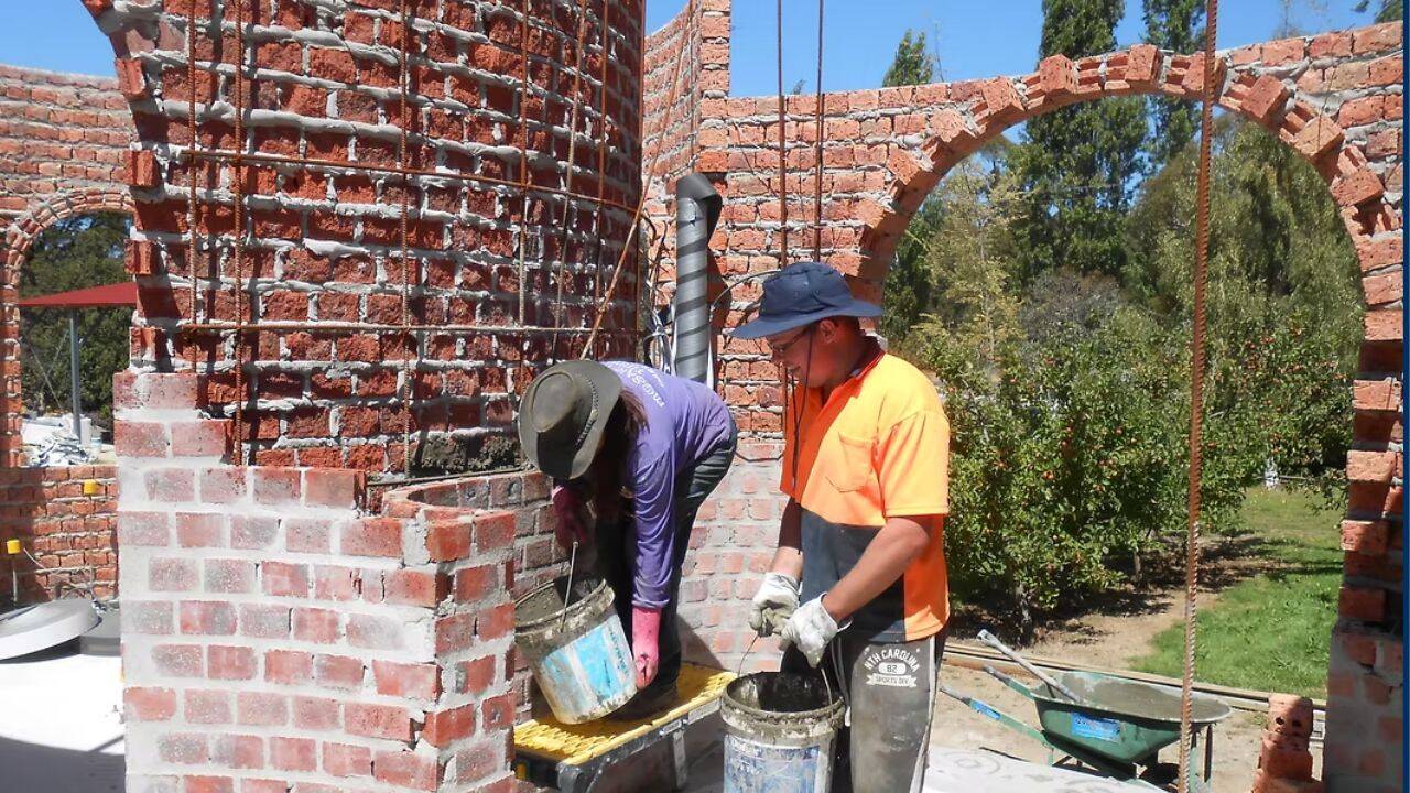 Christina Kent and Francis Shepherd bought five acres in Tasmania to build their dream castle. (Photo: Castle's official website)<br>