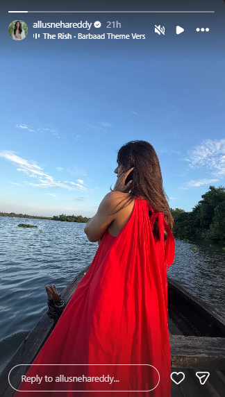 Sneha Reddy's IG post