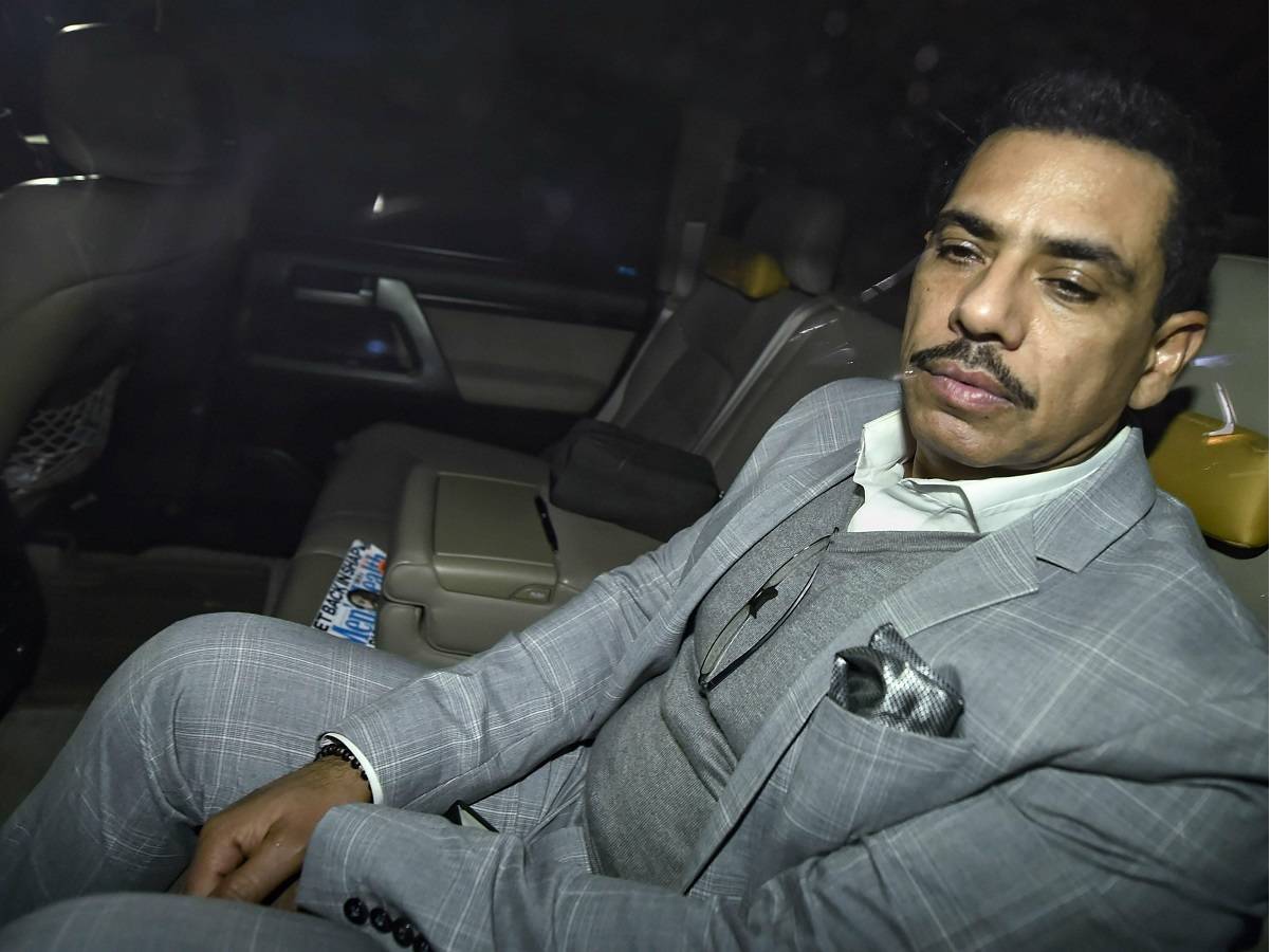 Robert Vadra Appears Before ED In Money Laundering Case