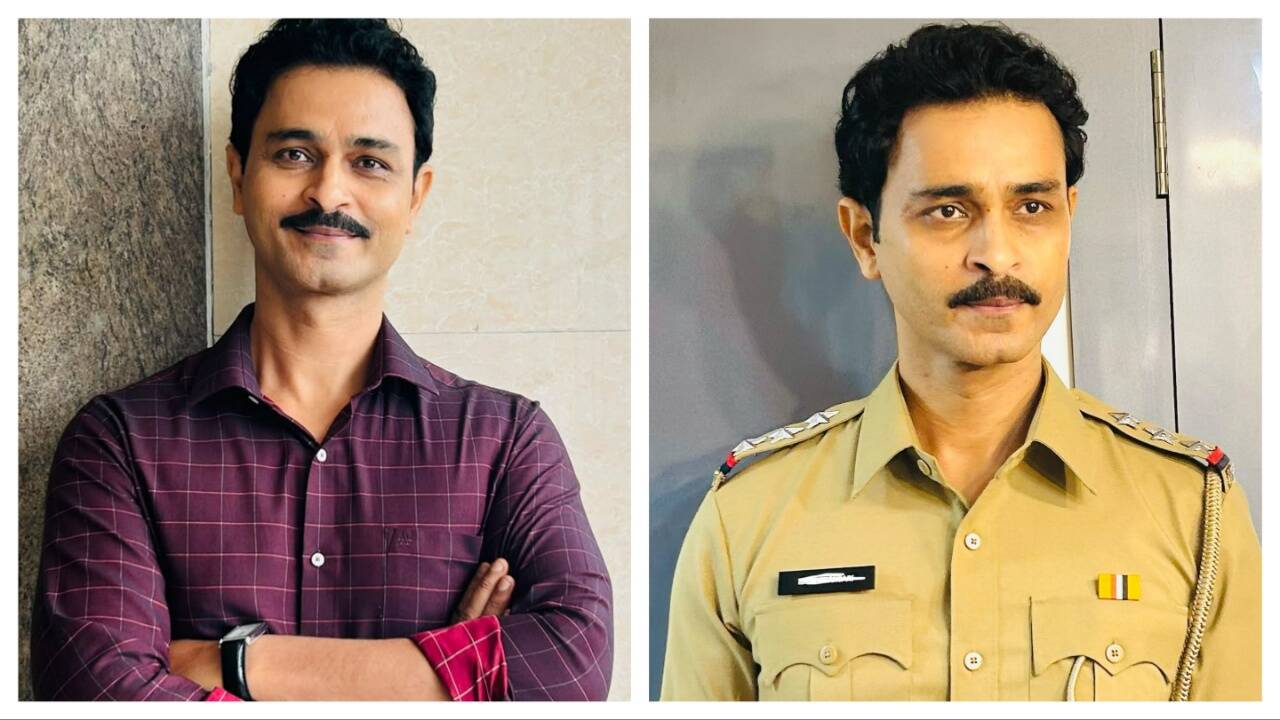 Saksham Dayma and (right) as Inspector Ibrahim in Daayra
