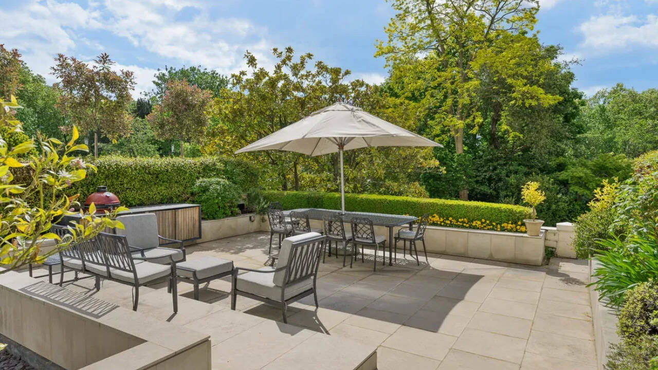The terrace