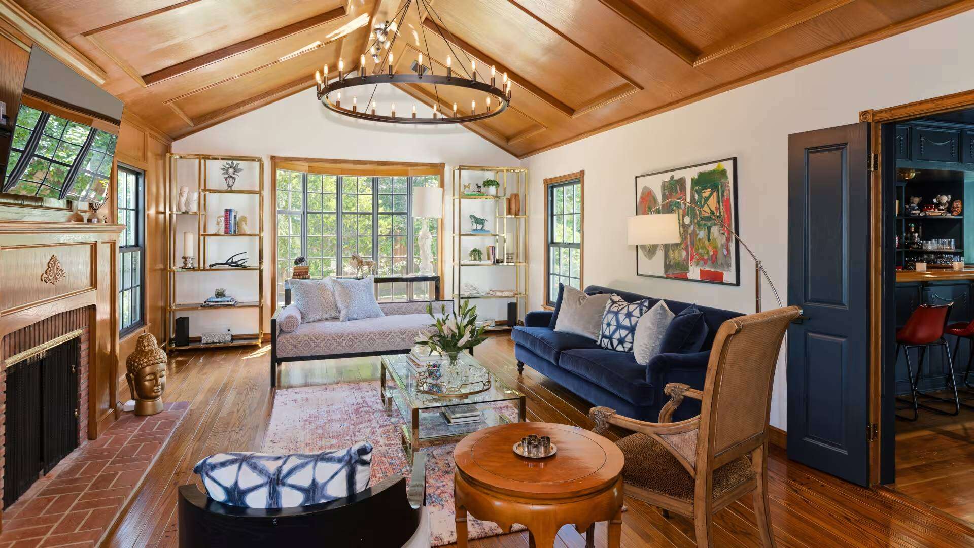 ​The nearly 4,000-square-foot Tudor-style home sits on 1.25 acres near Griffith Park.