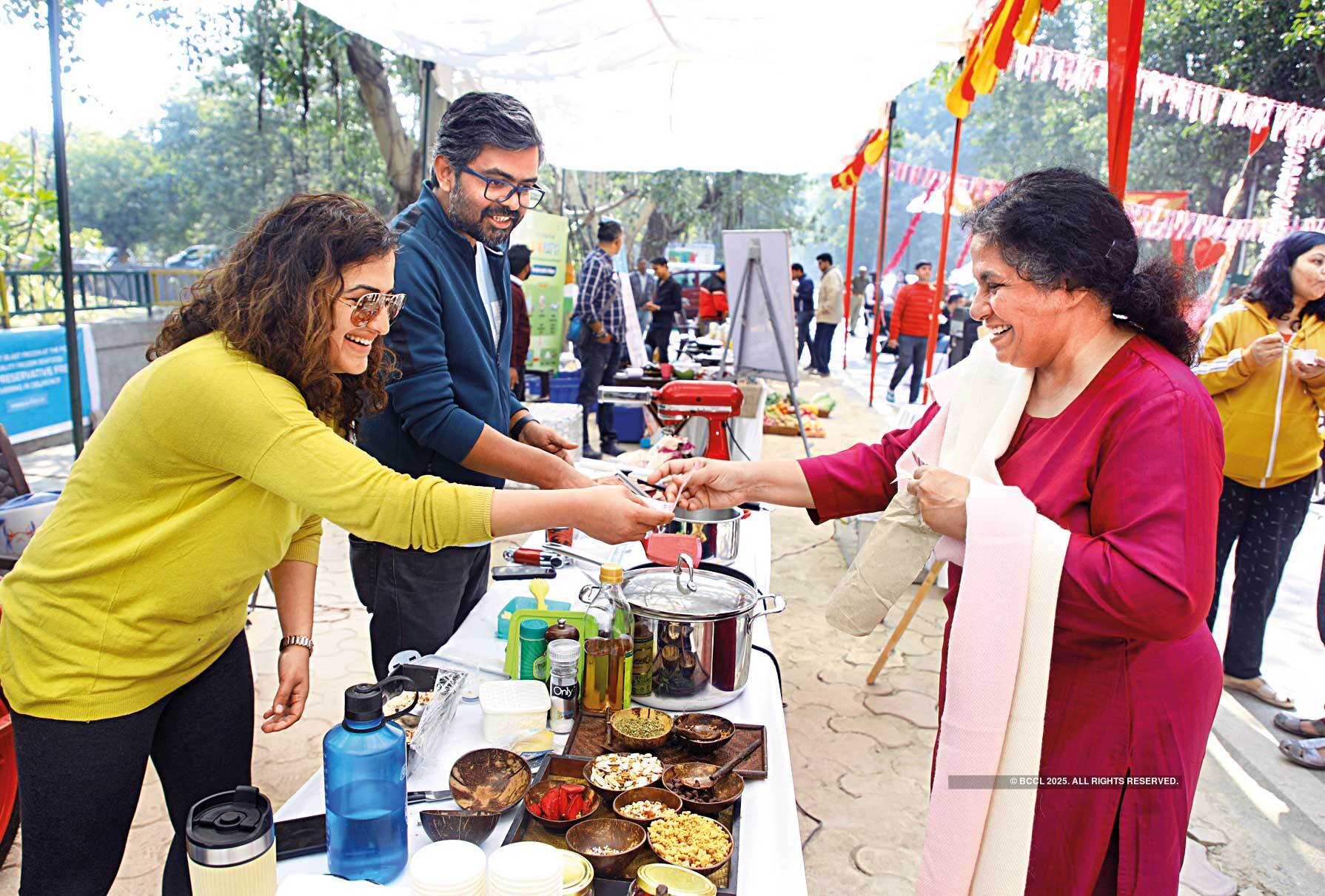 Sriparna Ganguly, Additional Commissioner of Police, Noida, sampling regional delights