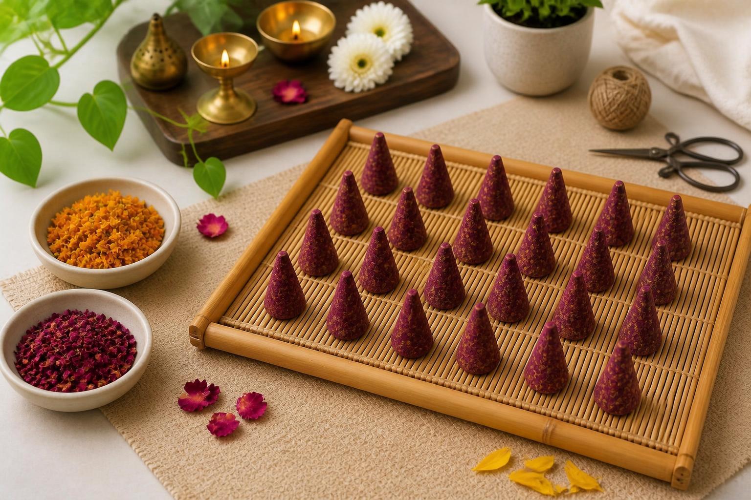Image Credit- Canva AI Don't throw away used pooja flowers; here's how to turn them into fragrant dhoop at home
