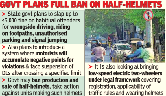 This proposal includes escalating penalties and accumulating negative points for repeat violations.