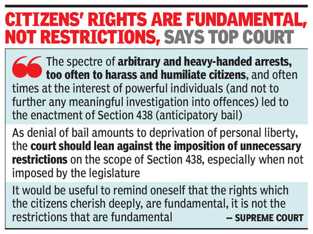 Sale Supreme Court Guidelines On Anticipatory Bail In Stock 