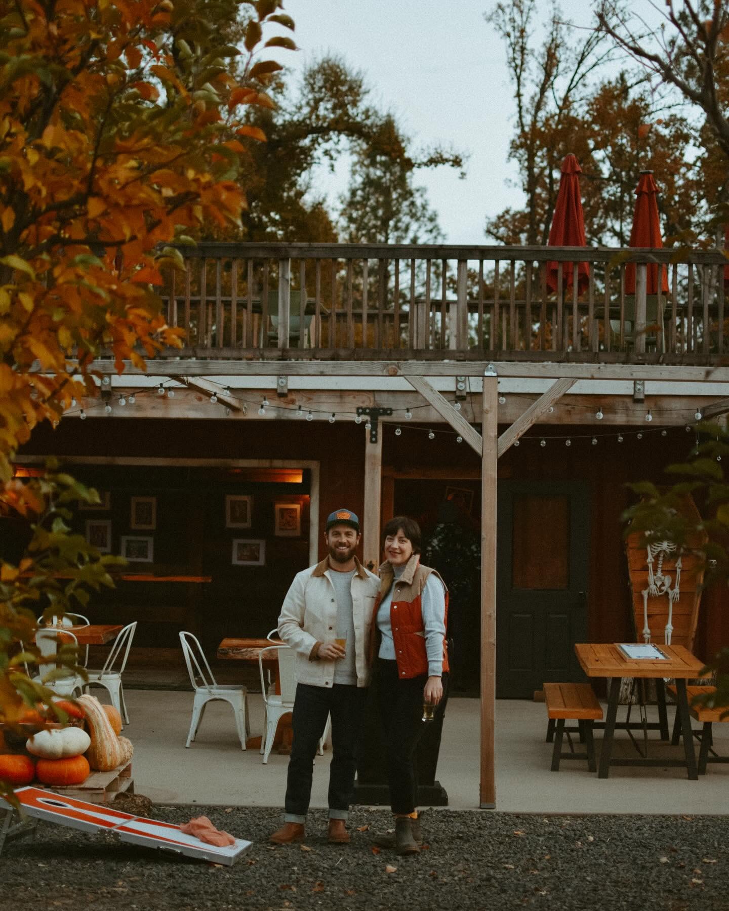 The couple left the city for the farm life