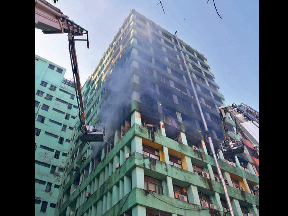 Fire Department Files Feared Gutted In Fire At Delhi CGO Complex 1 Killed