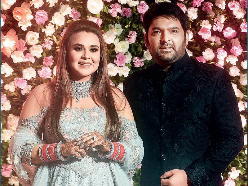 bollywood colleagues: Kapil Sharma, Ginni Chatrath's Mumbai reception