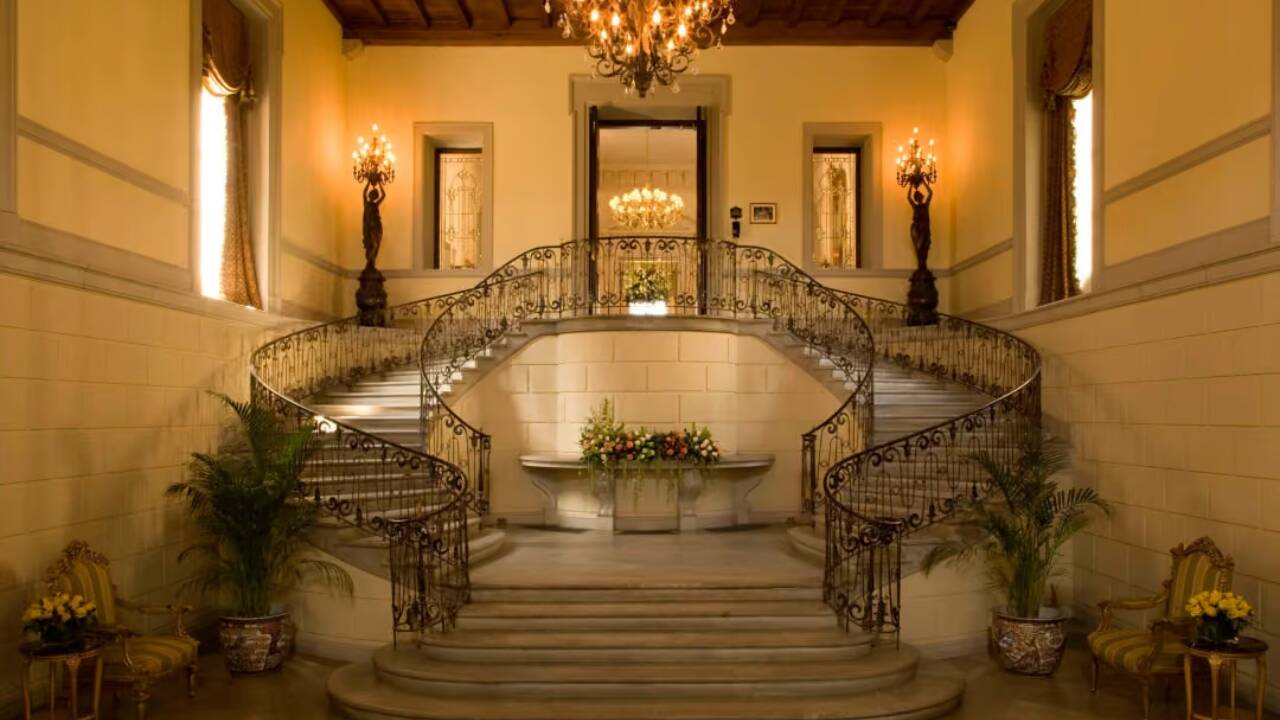 Inside the castle