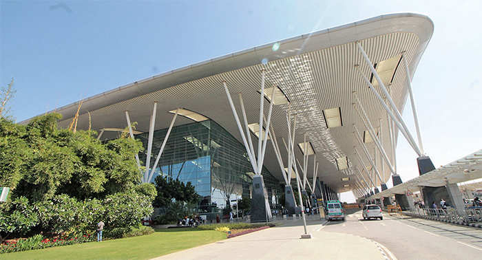 Kempegowda International Airport: Boarding at model Kempegowda ...