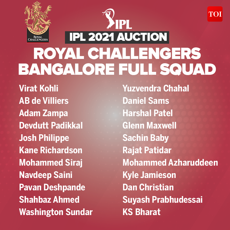 rcb schedule 2021