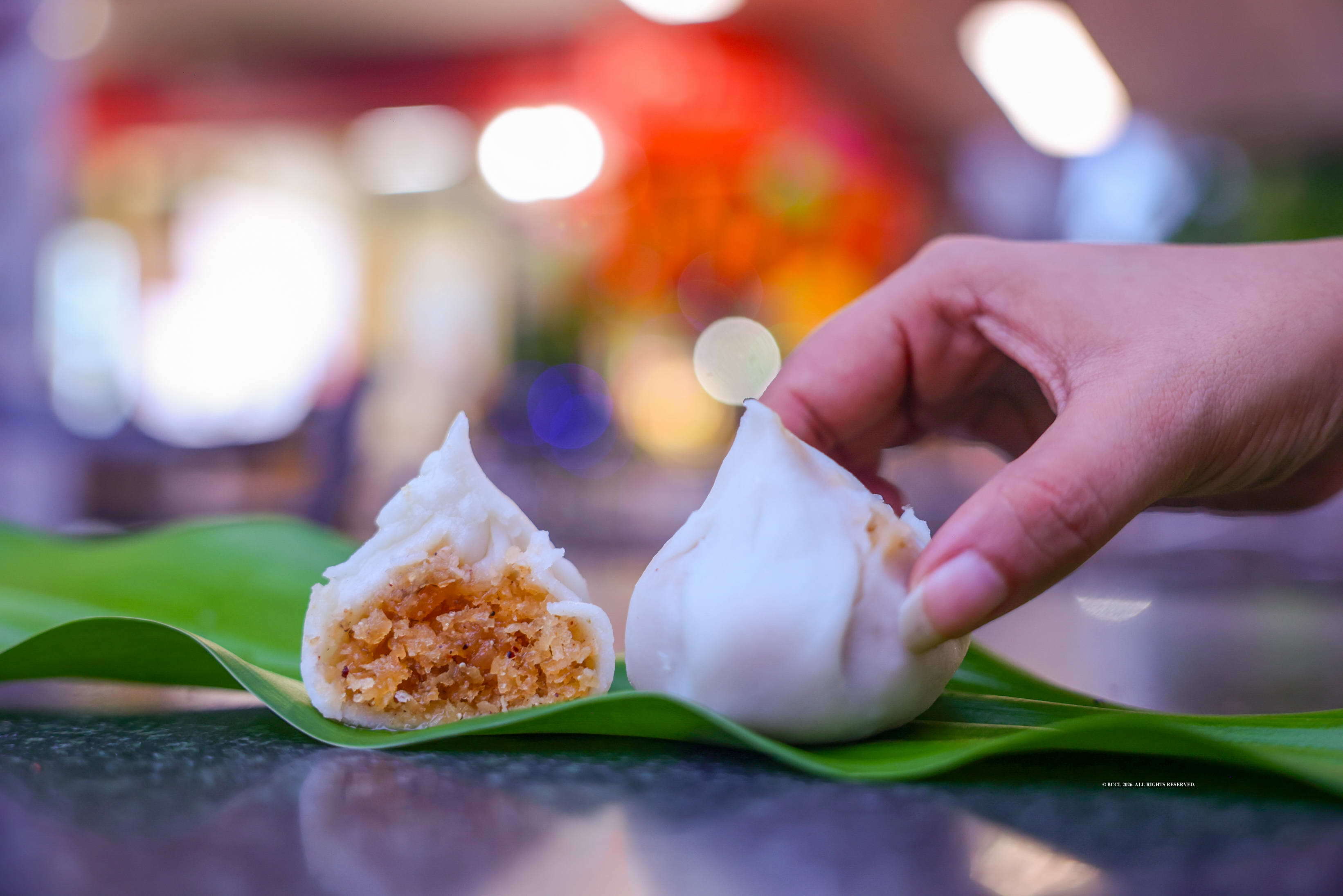 Making an ukadiche modak is a skill-intensive process, with the rice-flour dough kneaded while hot to develop the elasticity needed to shape the covering