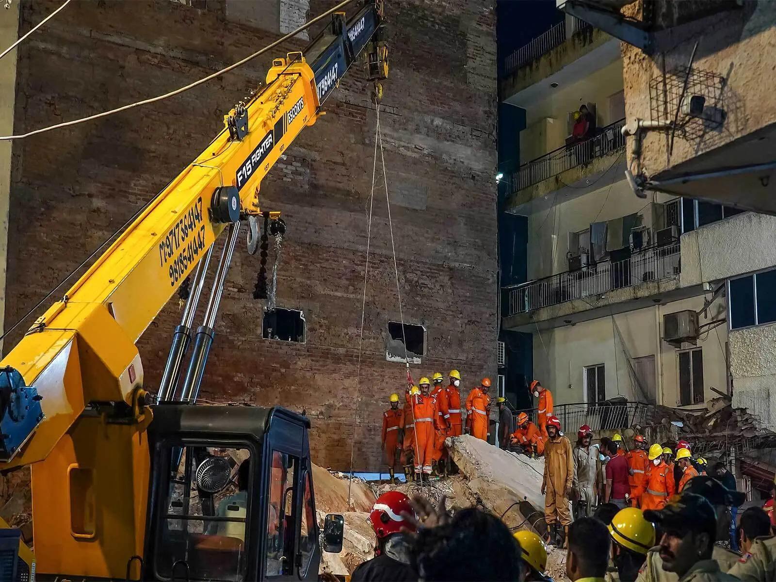 Delhi's Sa<u>​</u>tya Niketan building collapse