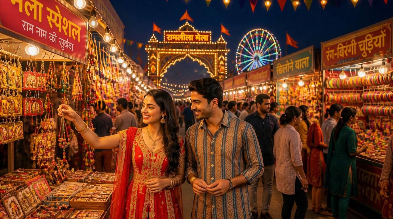 Couple at Ramlila Mela