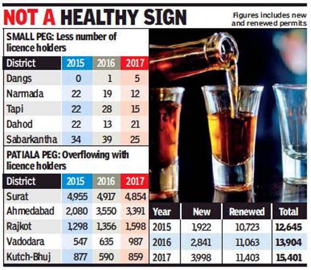 gandhinagar Permits flowed like wine Ahmedabad News Times of India