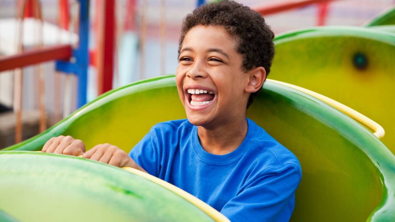 <br>Couple builds 12-foot roller coaster for their kids