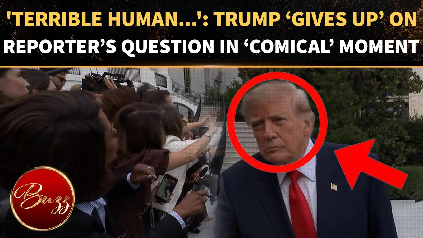 Did Trump Just 'GIVE UP' On This Question? Awkward White House Clip Explodes Online | WATCH