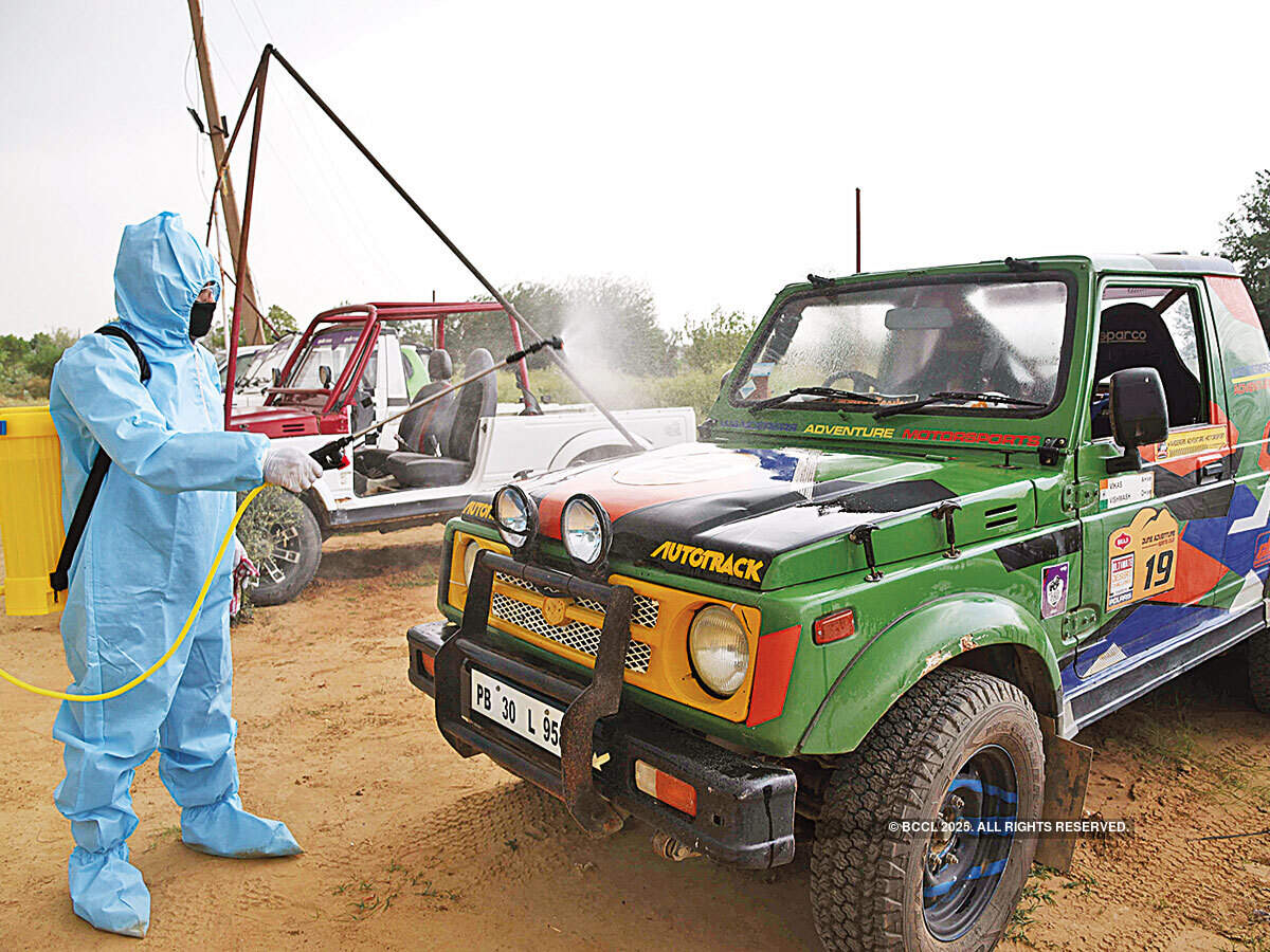 The vehicles are sanitised twice daily, and safety gear such as face covers and gloves are given to all participants