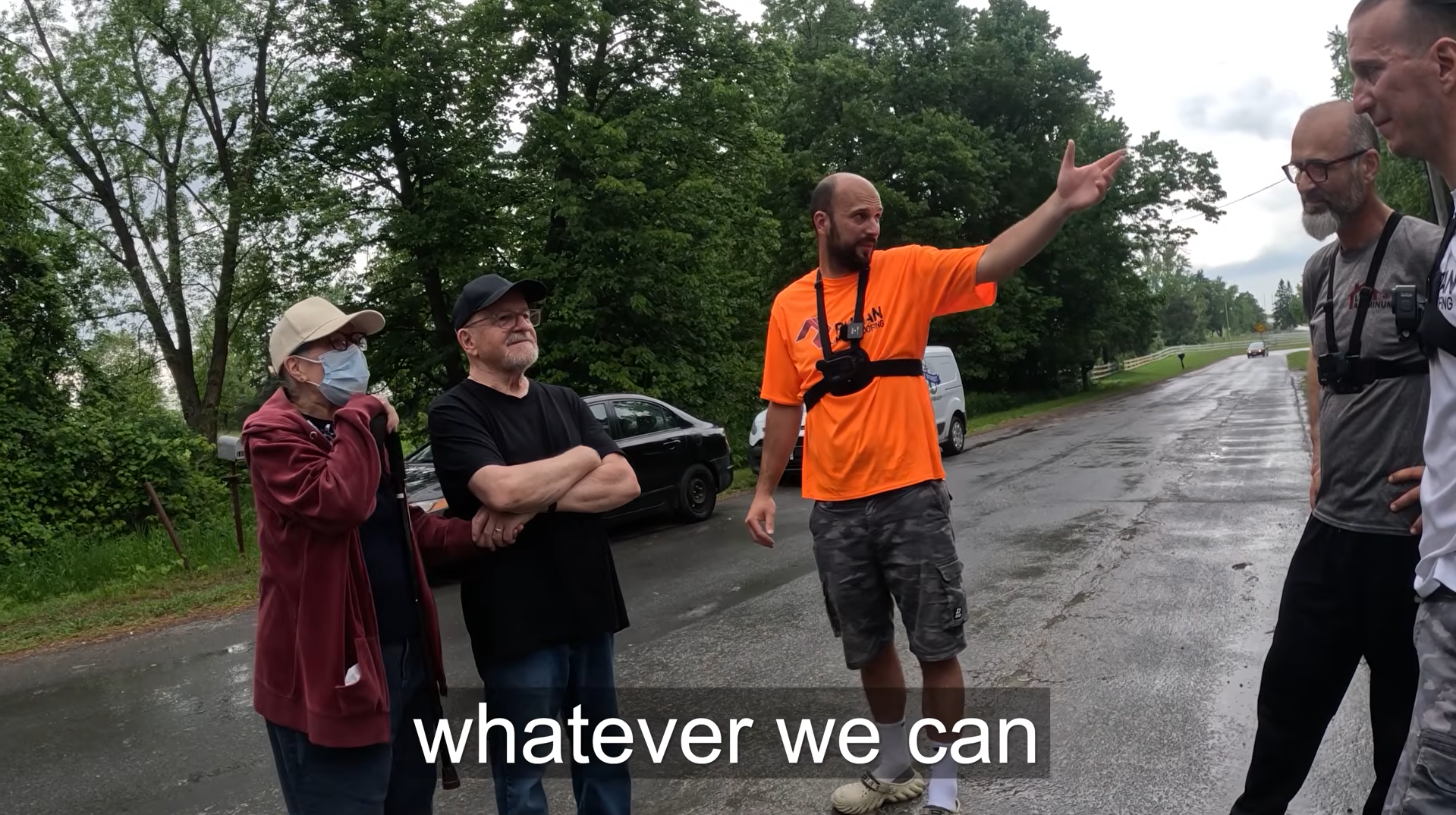 The brothers learned the homeowner’s wife was battling two forms of cancer.