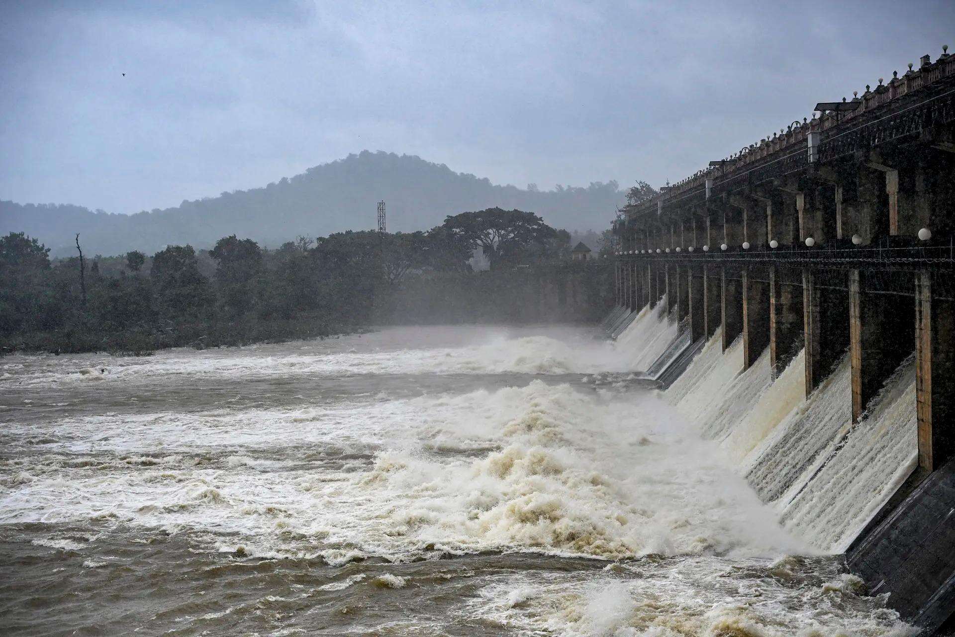 Water released from Tunga Reservoir