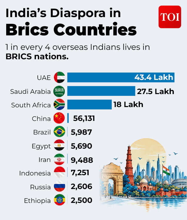 INDIA'S DIASPORA IN BRICS COUNTRIES-Gfx