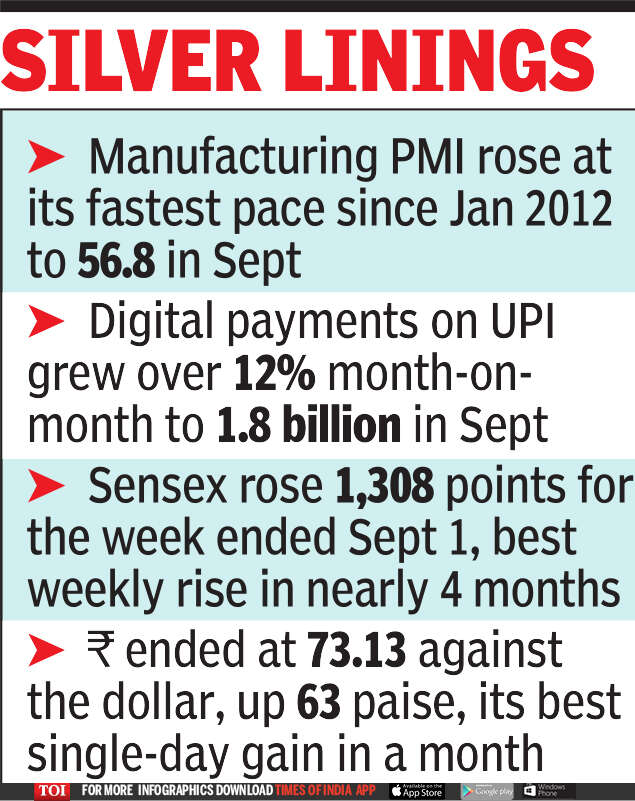 Signs of rebound? GST, fuel & power use, freight traffic rise - Times of India