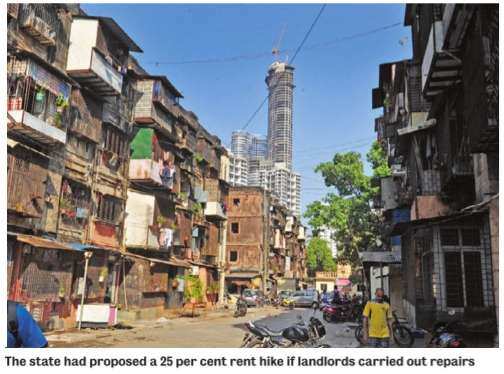 Mumbai: Tenants of old buildings spared 25% rent hike