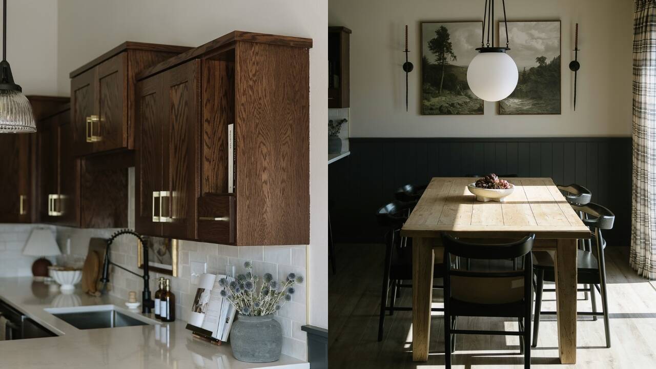 ​<strong>Their red-and-orange kitchen cost $803 to fix, then $9,037 to transform</strong>​
