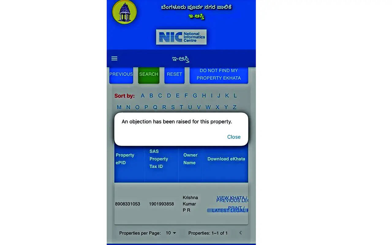 Online objection, offline registration