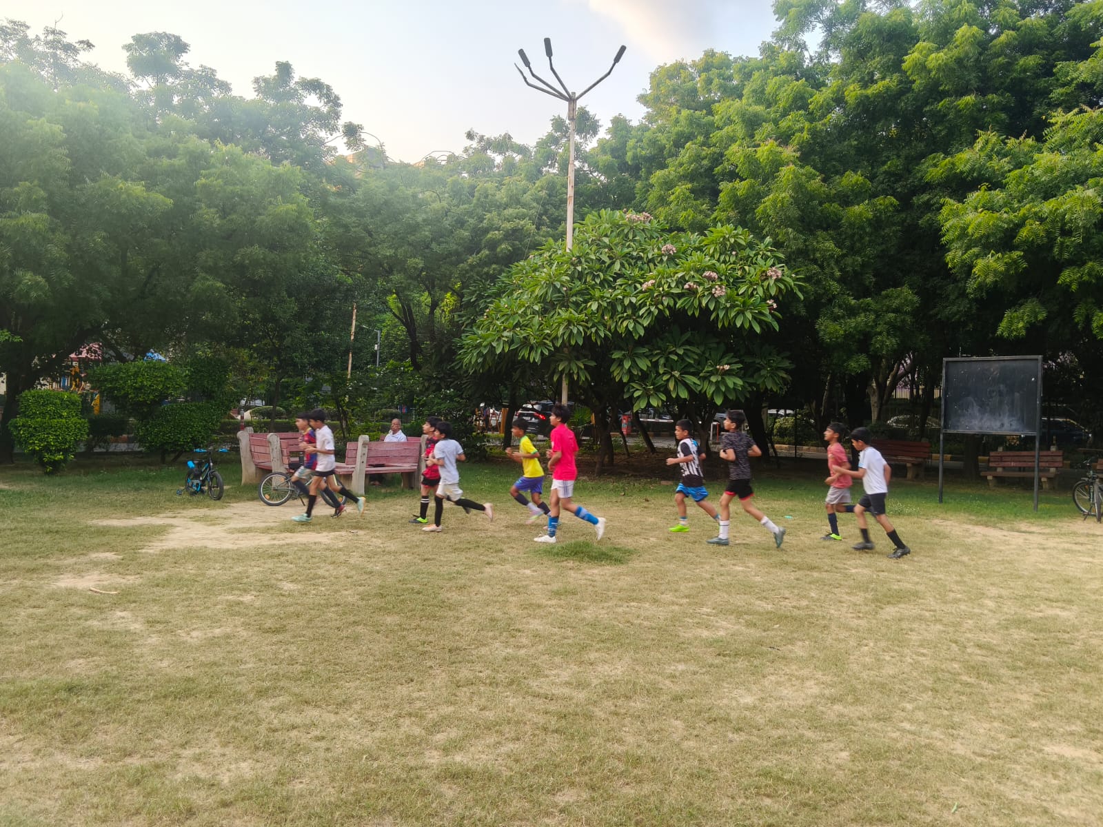 Park currently used for children’s activities