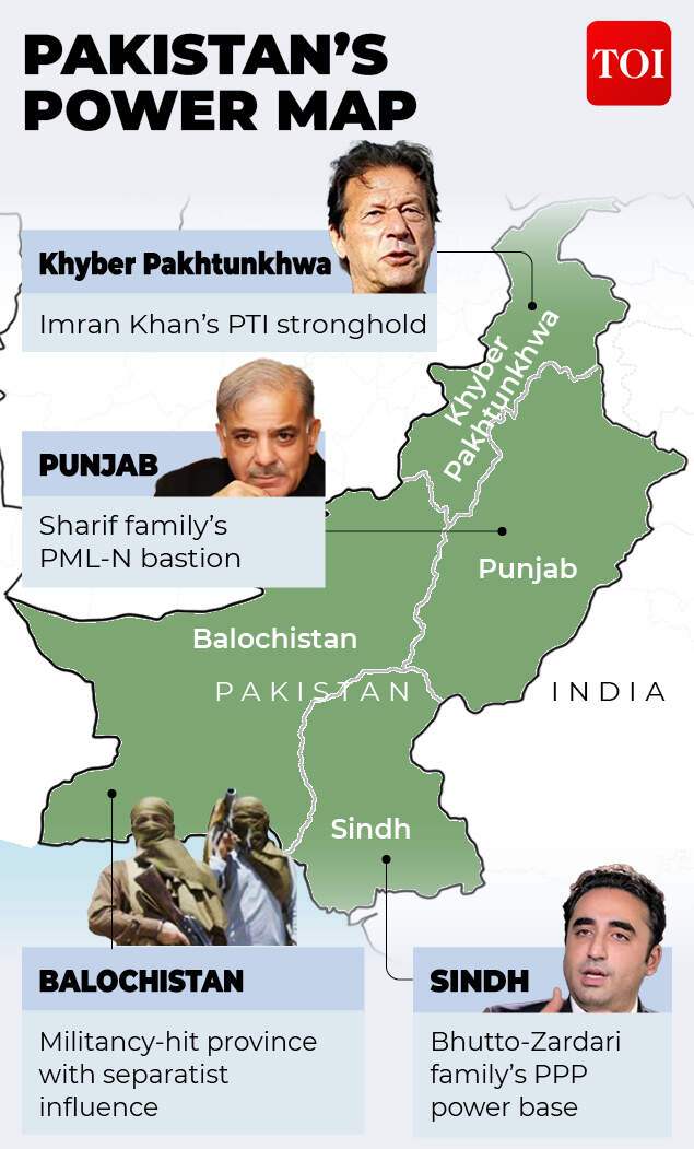 Pakistan power map