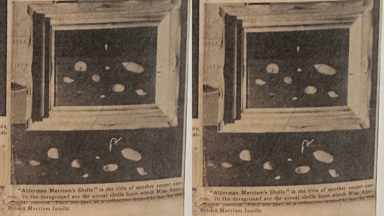 Original Press Clipping of the Work Featured in <em>The Chicago Tribune</em>