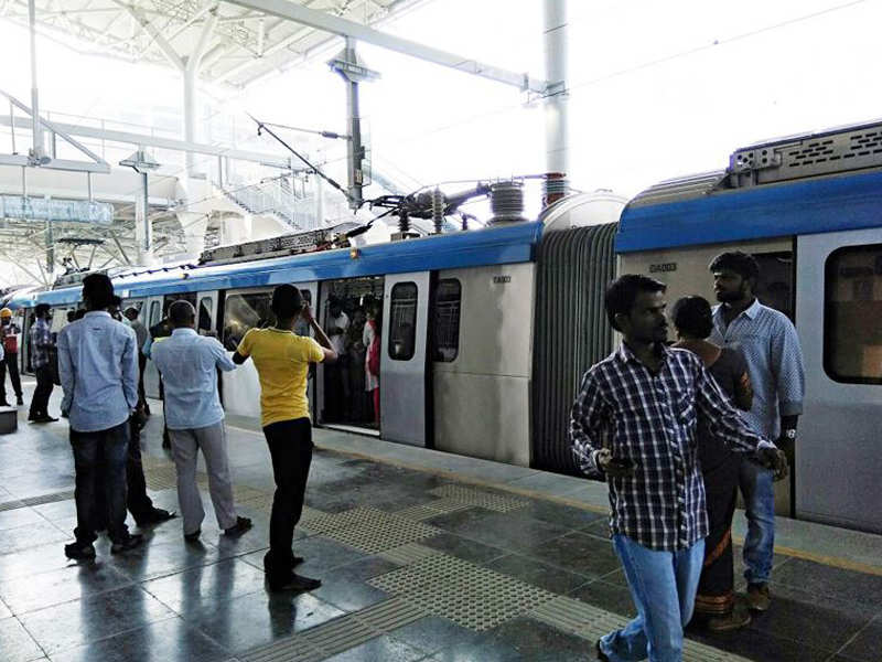 Hyderabad Metro Hyderabad Metro Rail Opens To Public Passengers
