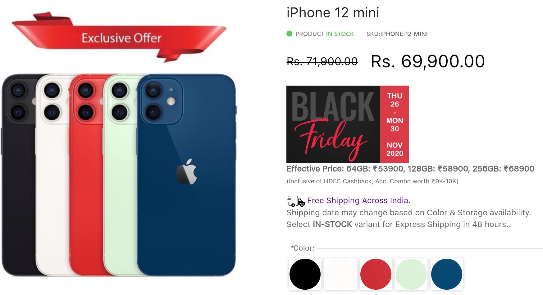 Discount On Apple Iphone 12 Mini How You Can Get Devices Worth Rs 10 000 Free With Apple Iphone 12 Mini And Cashback On All Iphone 12 Series Phones Times Of India