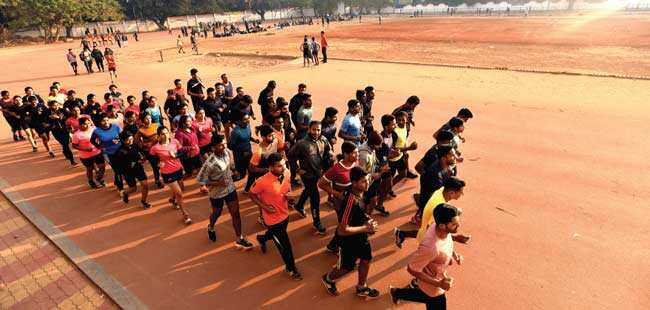 Aspirants demand date of police recruitment exam - Vimarsana News