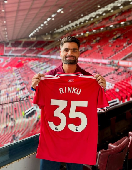 'I'm Man United fan because of Nitish Rana, he introduced me to football': Rinku Singh