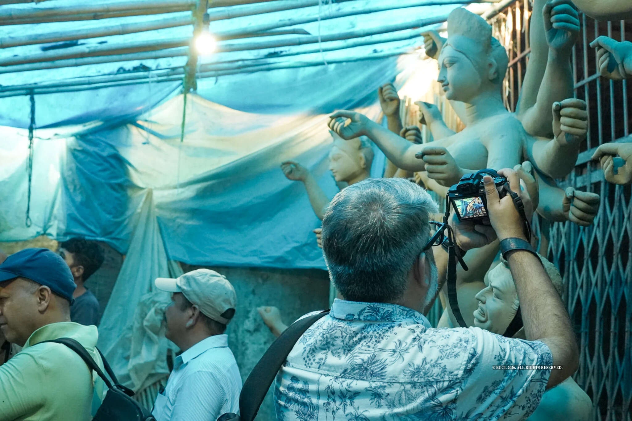 Delhi Photography Club organised the walk four times to capture the full story of the making of the pratima