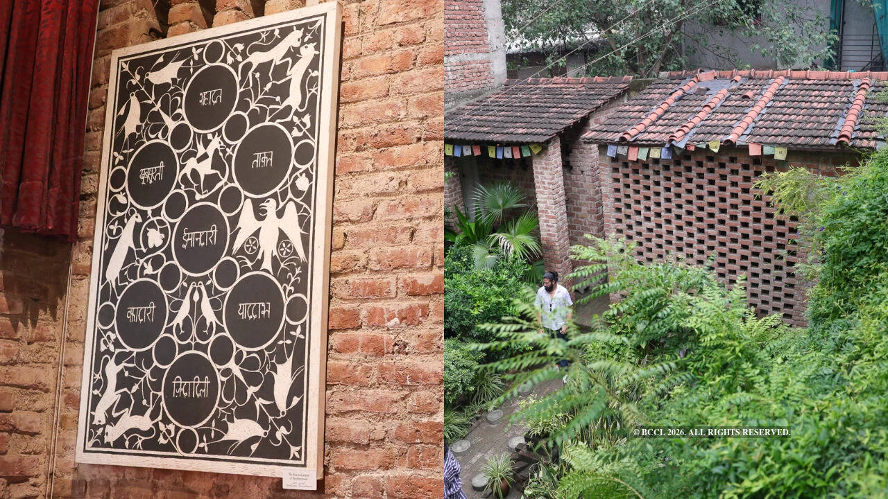 John Ruskin’s Seven Lamps of Architecture (1849) became a theoretical foundation, while Laurie Baker shaped Arjun’s use of exposed brick, lime mortar and lattices.