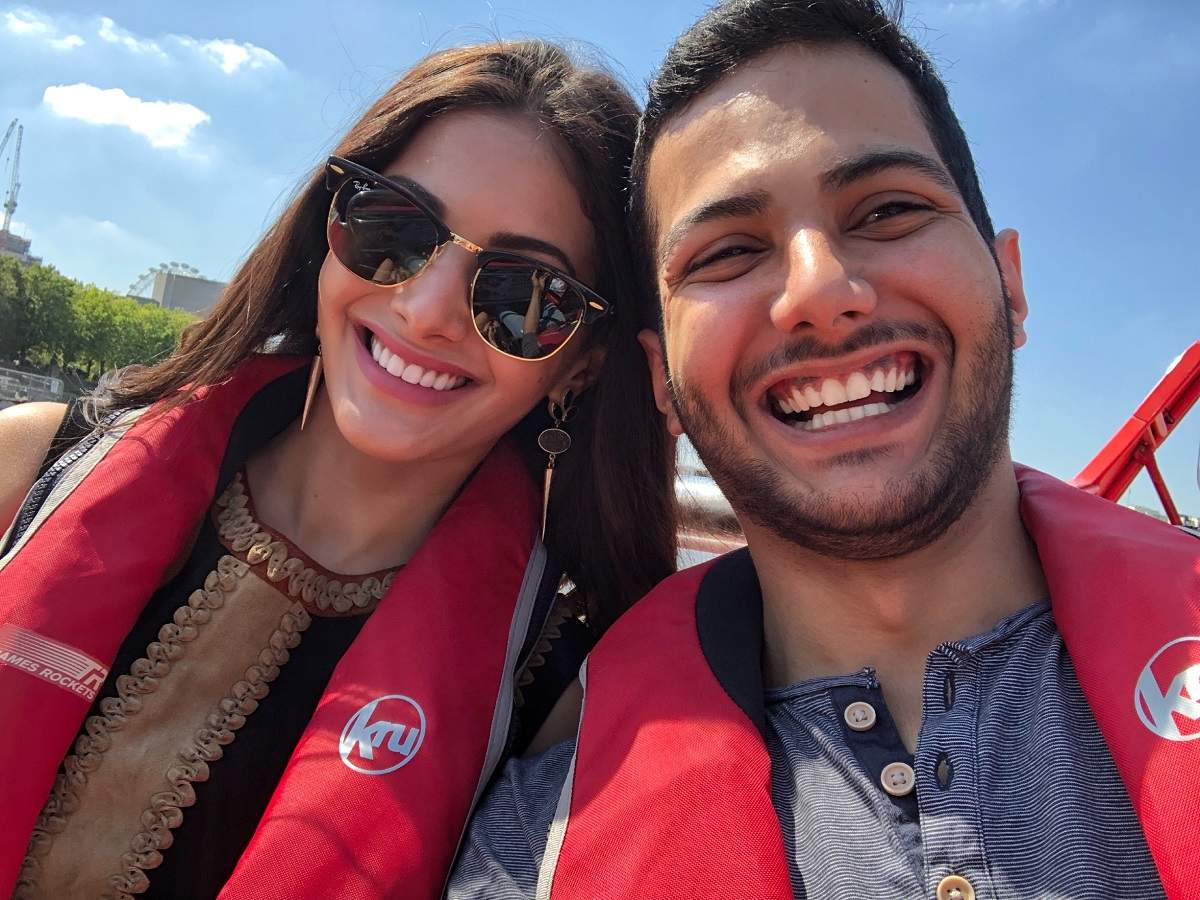 Amyra Dastur Amyra Dastur Flies Her Brother From London For The First