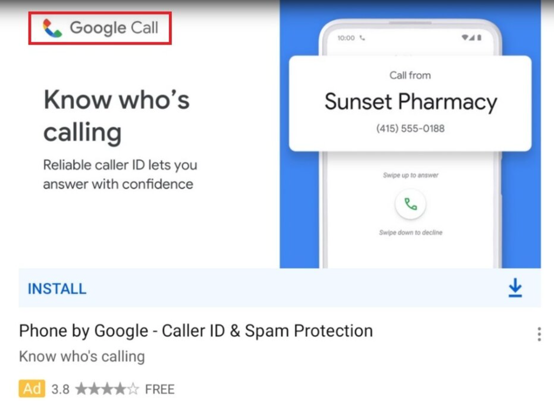 google phone dialer app