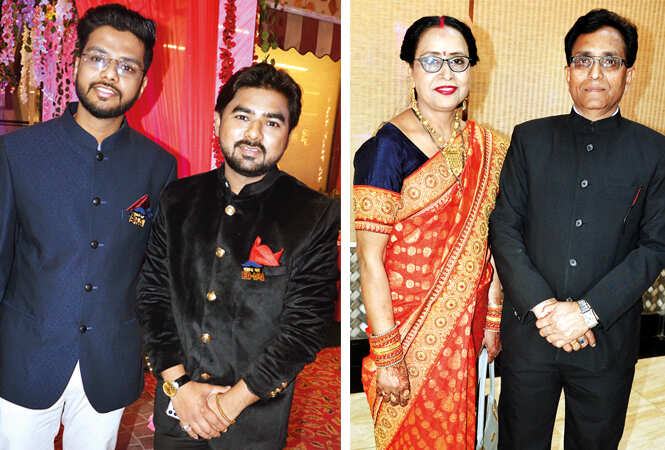 (L) Suyash Singh and Somil Shah (R) Neelam Singh and Narendra Vikram (BCCL/ IB Singh)